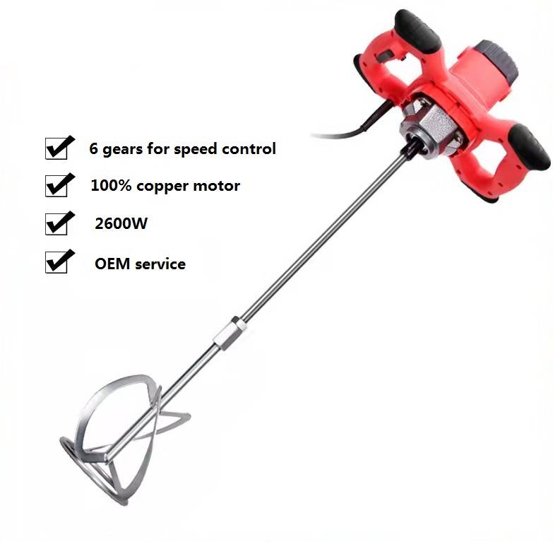 110V ELECTRIC MIXER WITH SINGLE PADDLE FOR MIXING CHEMCIALS