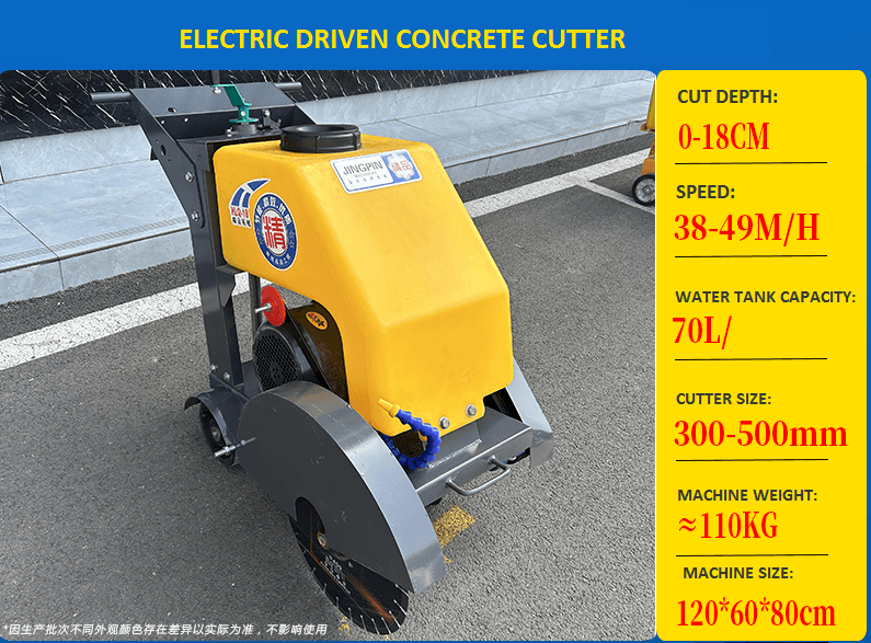 Outils de coupe en béton à entraînement électrique pour le travail de précision