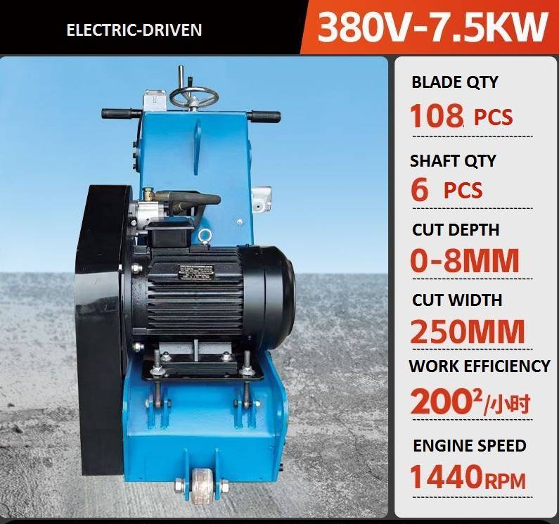 Machine de scarification électrique: découpe de précision pour la préparation de la surface du béton