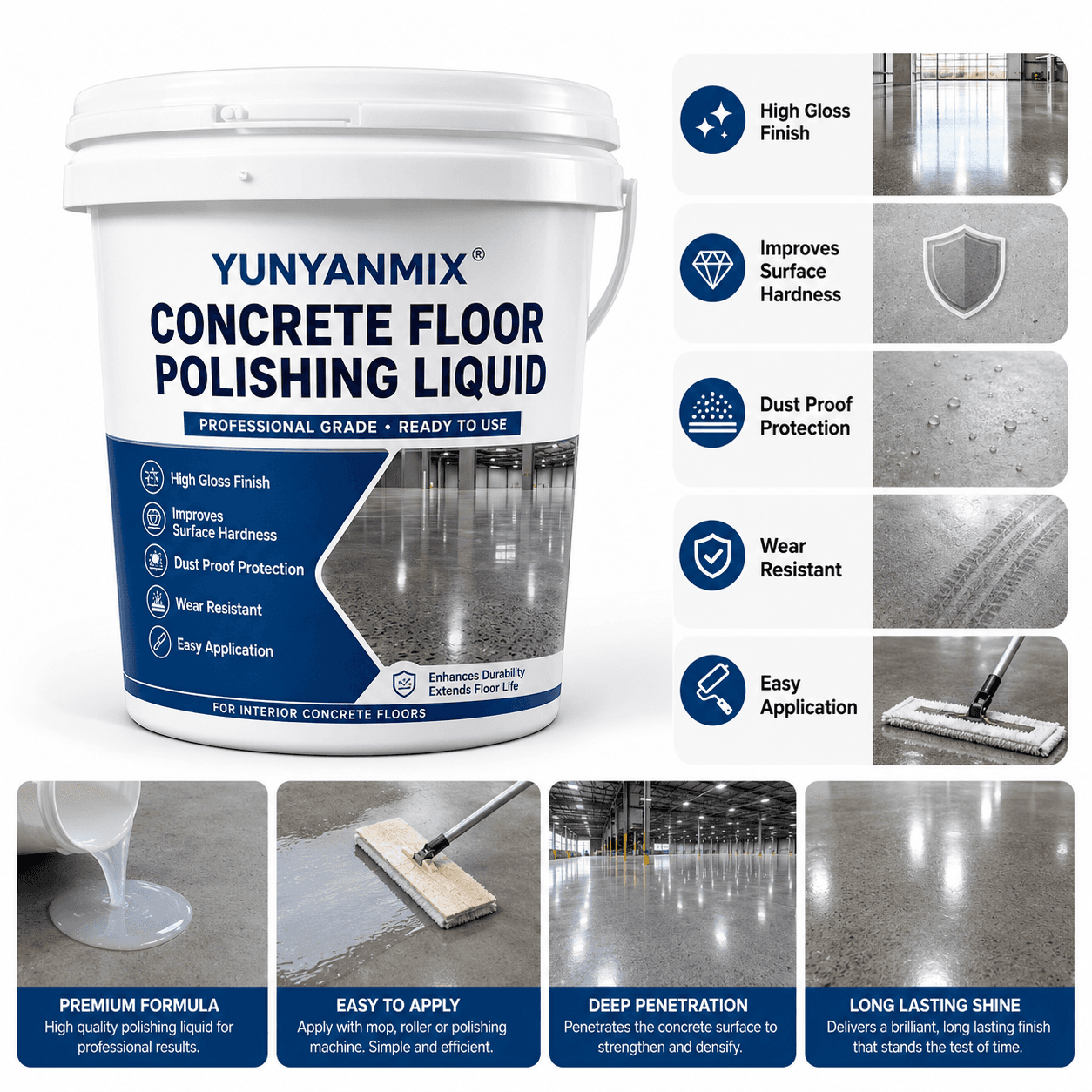 Concrete Floor Polishing Liquid