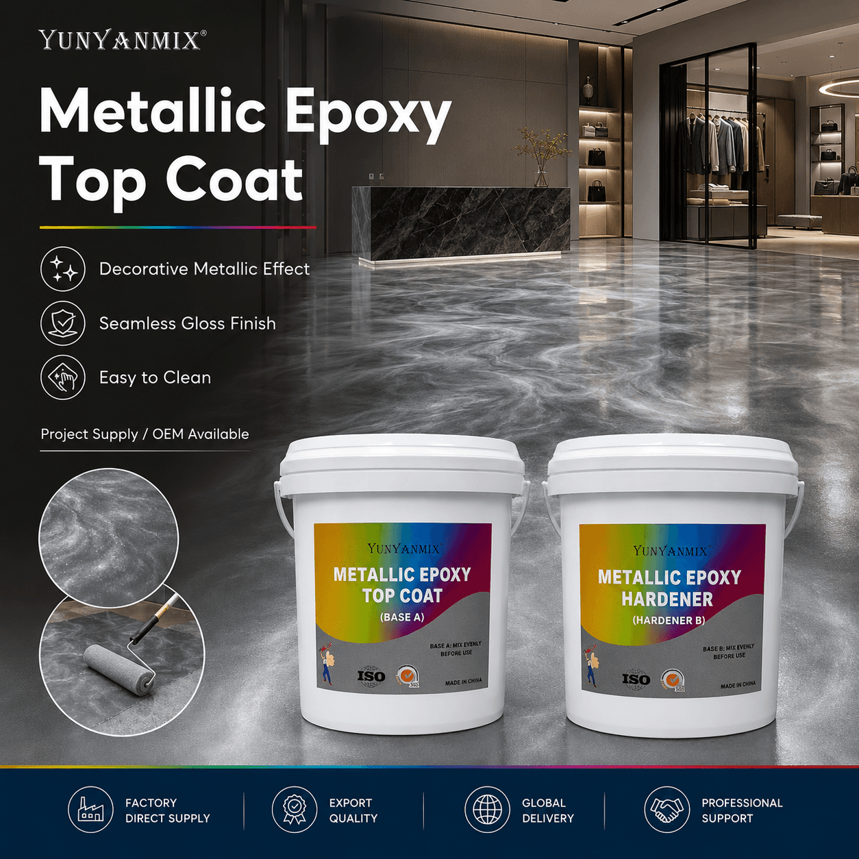 Metallic Epoxy Top Coat