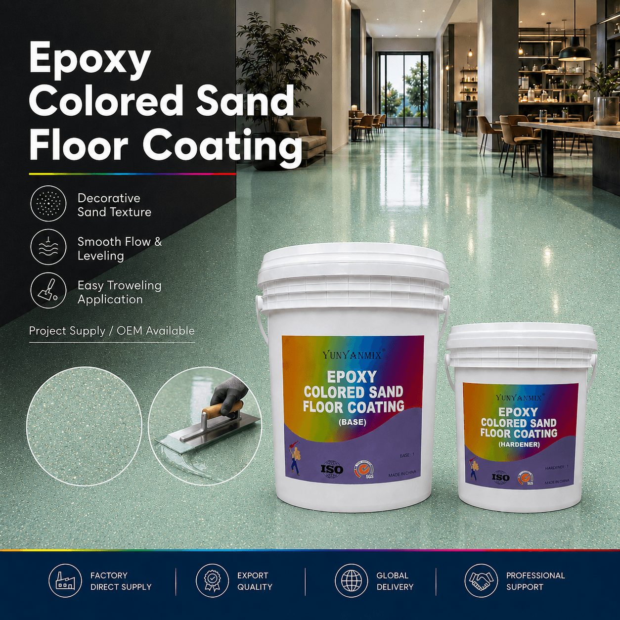 Epoxy Colored Sand Floor Coating